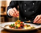 Chef Plating with Tweezers